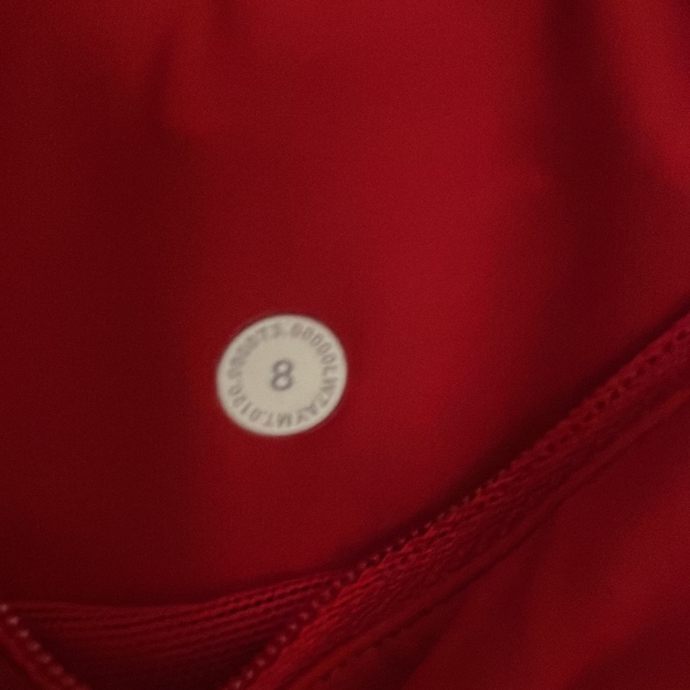Lululemon Speed Shorts in Dark Red - Picture 3 of 3